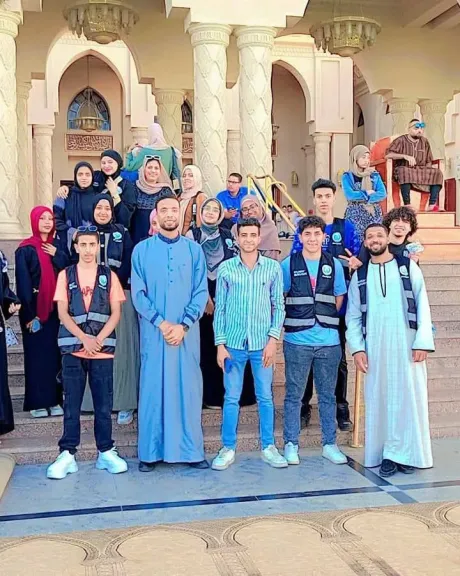 اتحاد طلاب تحيا مصر يشارك أهالي الغردقة فرحة عيد الأضحى بمسجد الميناء