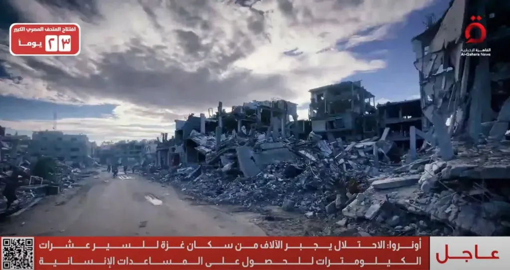 أونروا: الاحتلال يجبر الآلاف من سكان غزة للسير عشرات الكيلومترات للحصول على المساعدات