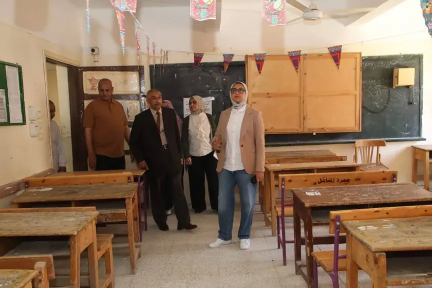 نائب محافظ الوادي الجديد تتابع جاهزية لجان واستراحات الثانوية العامة
