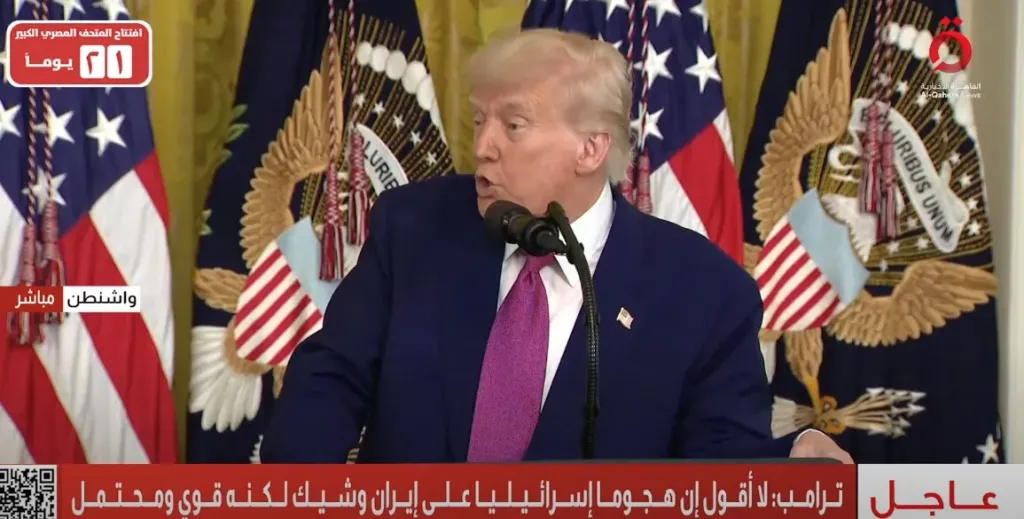 ترامب: يوجد احتمال نشوب صراع كبير وقد يحدث شيء قريباً