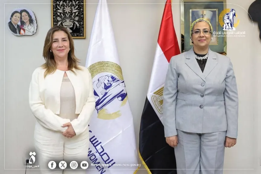 المستشارة أمل عمار تستقبل الدكتورة حنان حمدان ممثلة مفوضية الأمم المتحدة لشؤون اللاجئين بمصر لبحث سبل التعاون المشترك