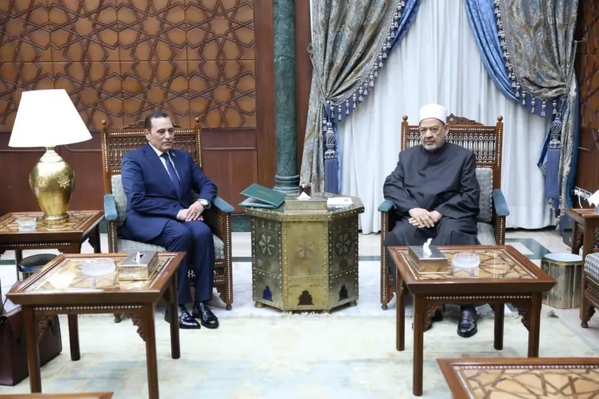 شيخ الأزهر والبابا تواضروس الثاني يستقبلان رئيس شركة تنمية الريف المصرى الجديد