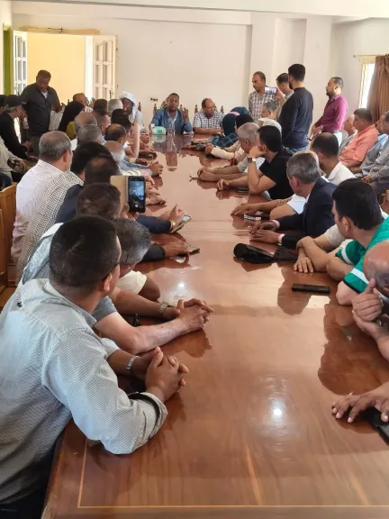 بمشاركة رئيس نقابة العاملين بالزراعة والطب البيطرى بالبحيرة دعم القيادة السياسية واجب وطنى