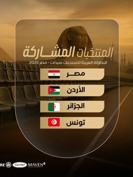 تعرف على الدول المشاركة في البطولة العربية لسيدات السلة