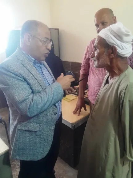 وكيل زراعة البحيرة يتابع أعمال جمعيتى أريمون وأريمون القصر بالمحمودية