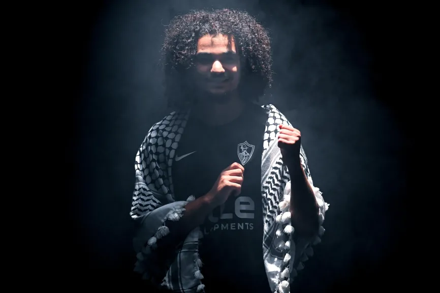 لاعب الزمالك الجديد الفلسطينى آدم كايد: سعيد بالانتقال للقلعة البيضاء وحققت حلمى في ارتداء القميص الأبيض