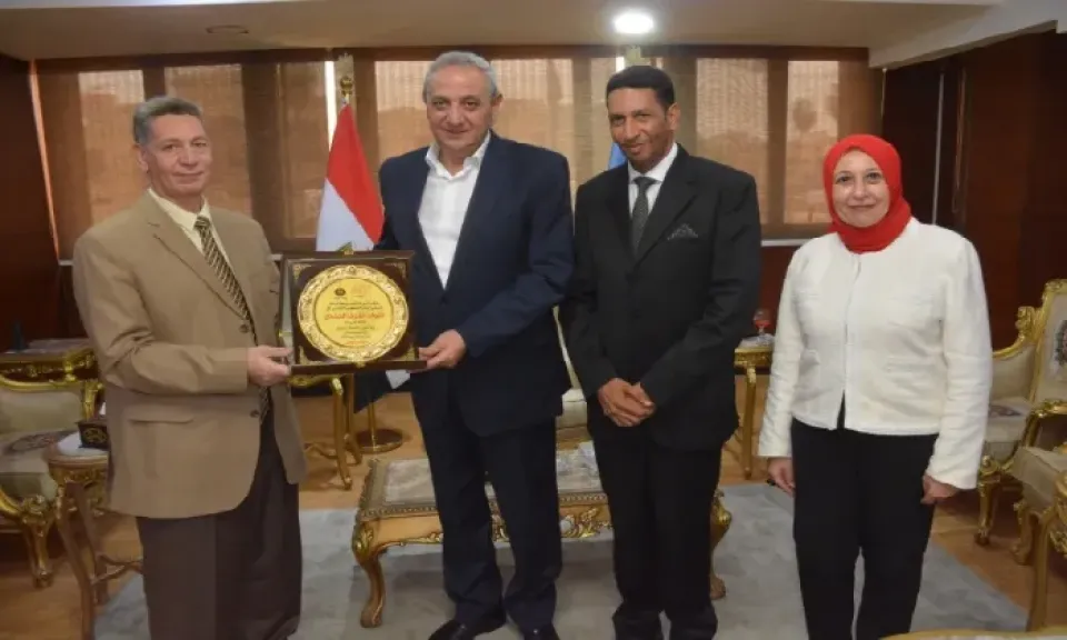 محافظ الغربية يستقبل مدير إذاعة وسط الدلتا