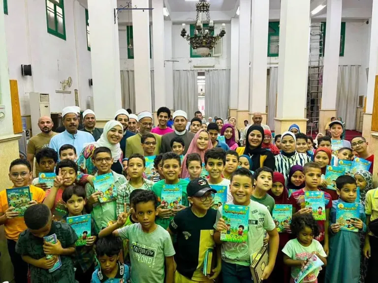 فعالية توعوية للأطفال بمسجد السادات بمصر الجديدة تحت رعاية وزارة الأوقاف والمجلس الأعلى للشؤون الإسلامية