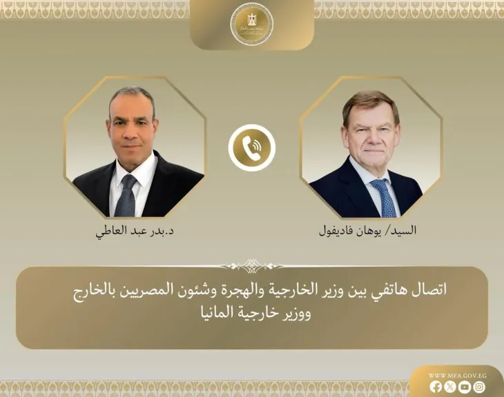 وزيرا خارجية مصر - ألمانيا 