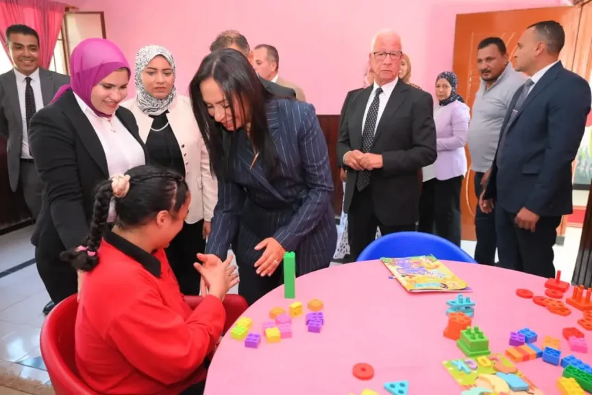 جانب من الزيارة 