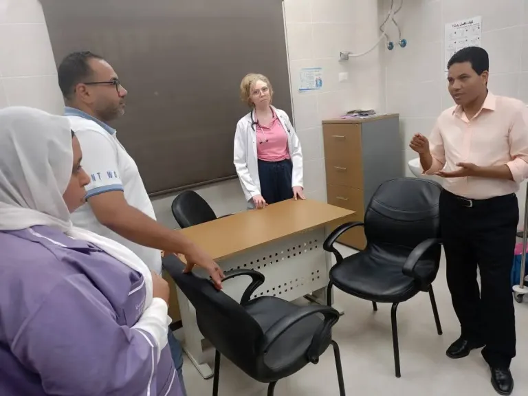 جانب من متابعة وزارة الصحة بالاقصر 