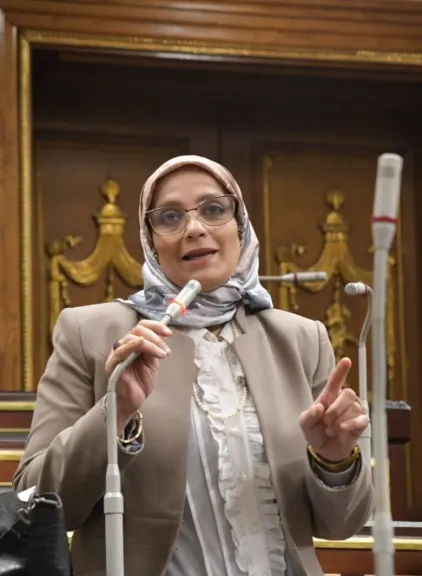 النائبة نجلاء العسيلي