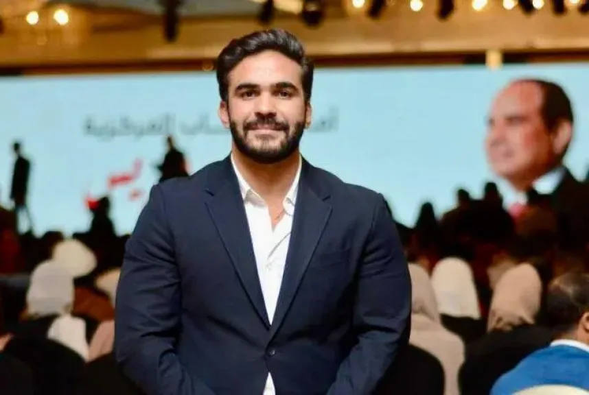 المهندس محمد عزالدين، أمين أمانة الشباب بحزب حماه الوطن بقصر النيل