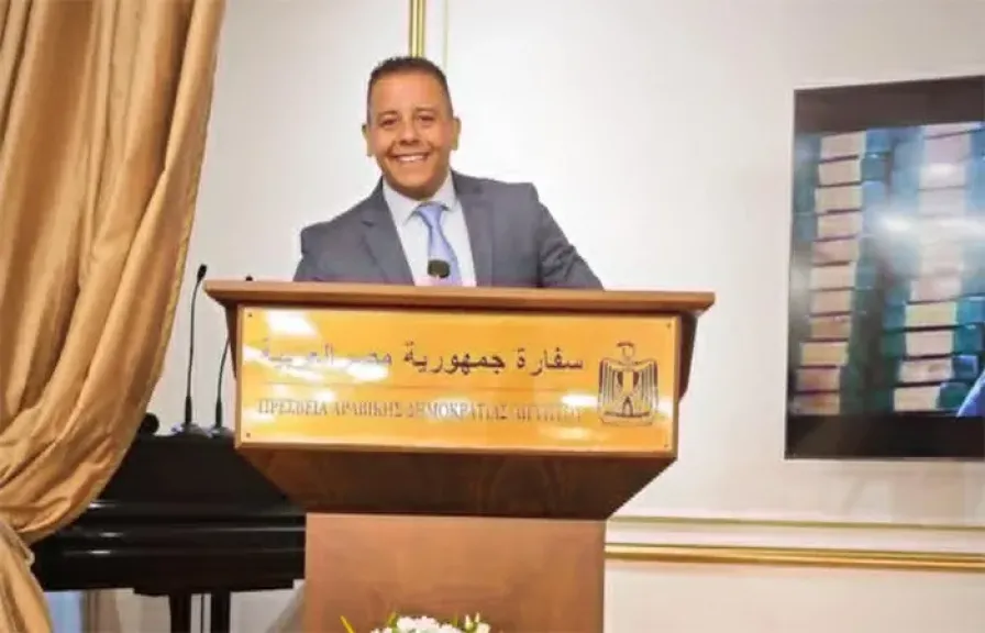رضا عكاشة، الأمين العام للمصريين باليونان وقبرص بحزب “مصر المستقبل”