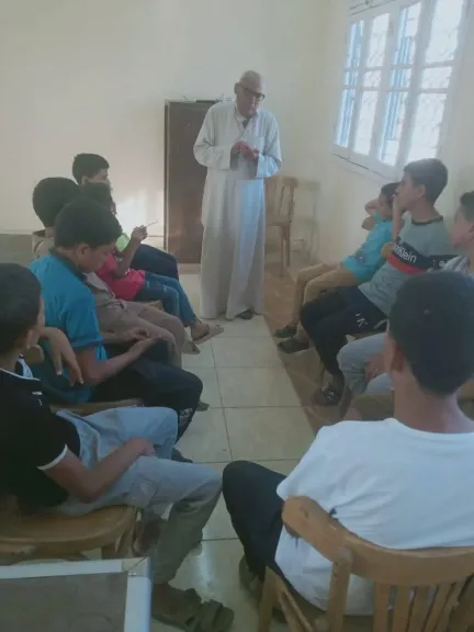أثناء الجلسة 