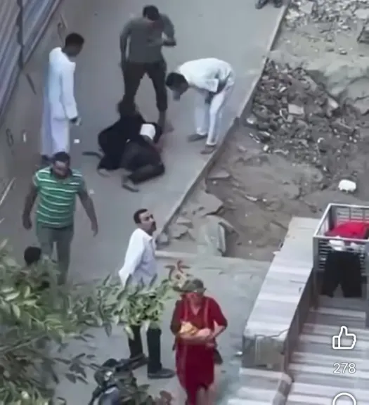 جانب من الحادث 