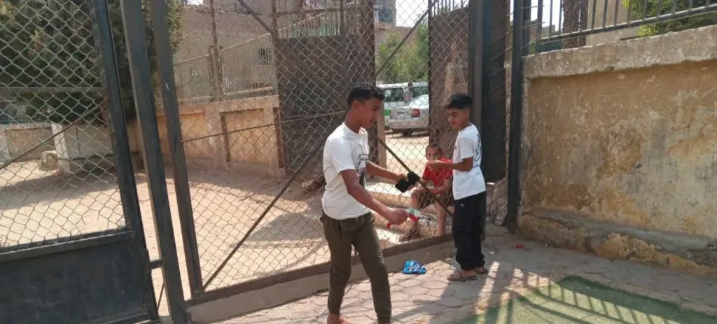 أثناء المعسكر 