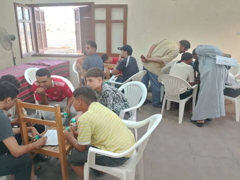 أثناء المسابقة 