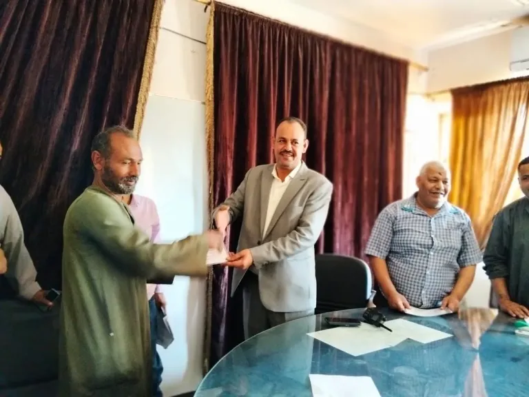 أثناء التكريم 