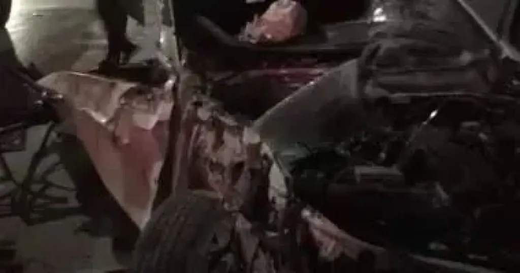 جانب من الحادث 