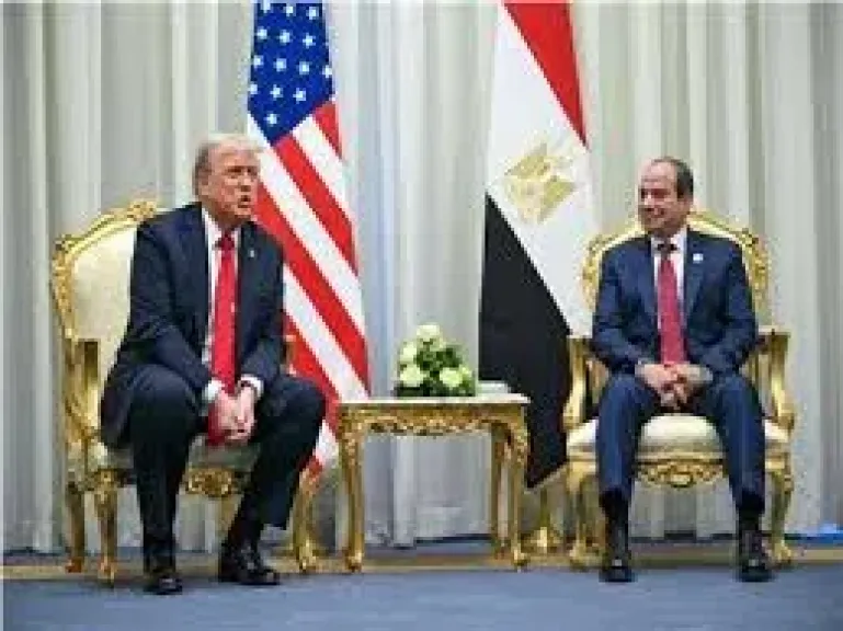 الرئيس السيسي ونظيرة الامريكي 