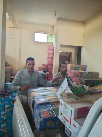 حملات تموينية بالمنيا 