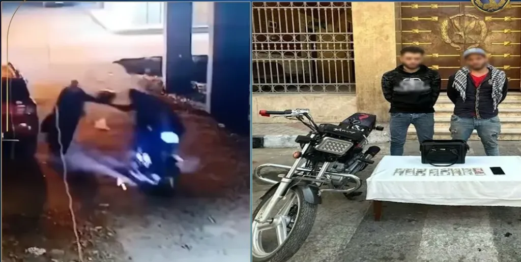 ضبط المتهمين بسرقة حقيبة سيدة بالغربية