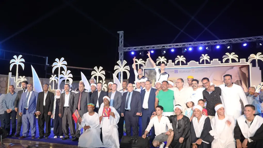 جانب من فعاليات تعامد الشمس،