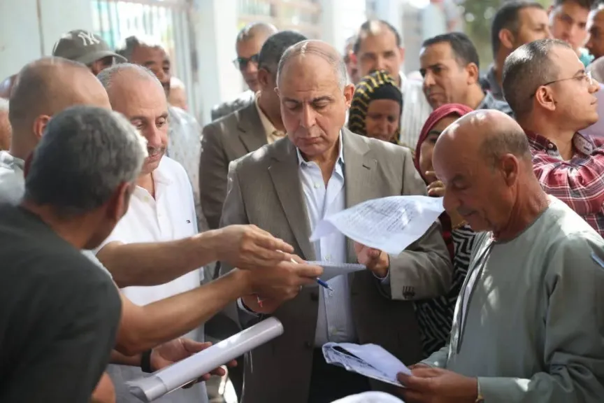   جولة ميدانية لمحافظ المنيا 