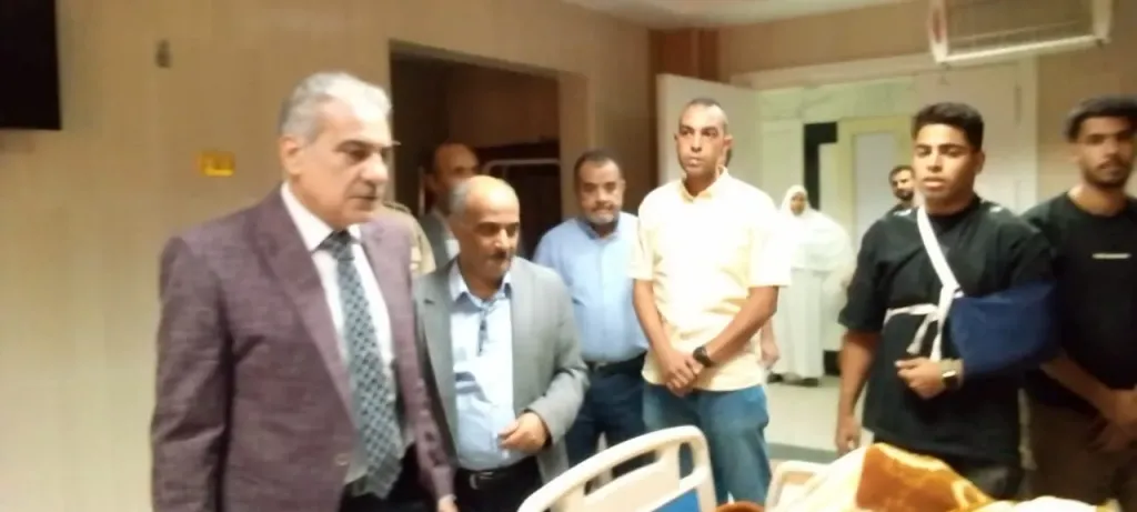 جانب من متابعة حالة الطلاب 