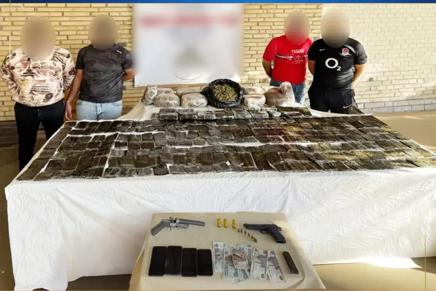 ضبط كميات هائلة من المخدرات والأسلحة 