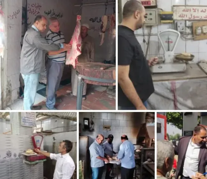  حملات مكثفة لضبط الأسواق  بالمنيا 
