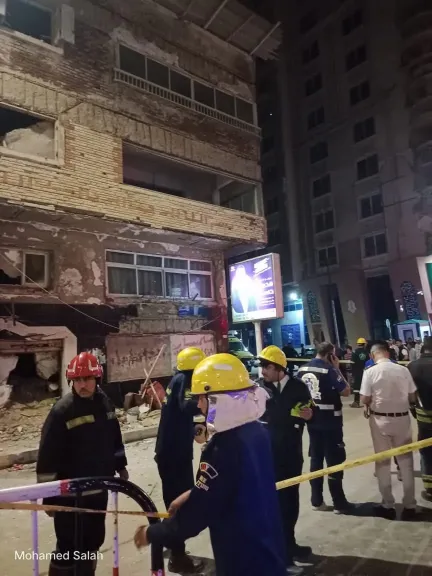 حادث انهيار عقار العصافرة 