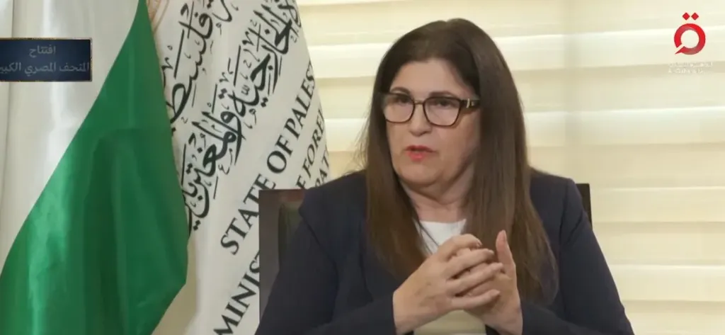 وزيرة الخارجية الفلسطينية فارسين أغابكيان شاهين