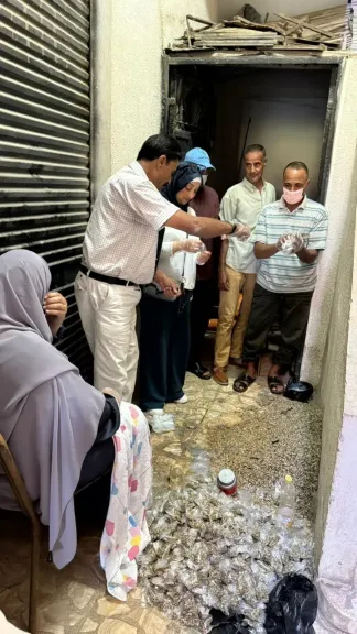 جانب من المتابعة 