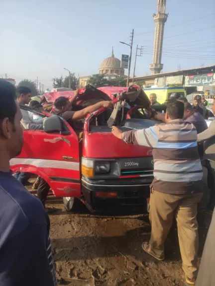 انقلاب سيارة اجرة