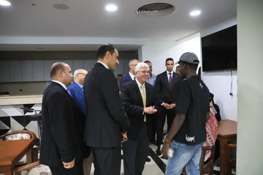 جانب من الزيارة 