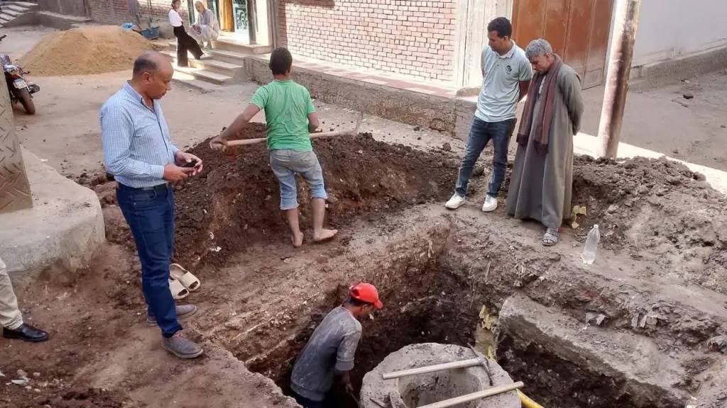 حل أزمة مياه سمالوط