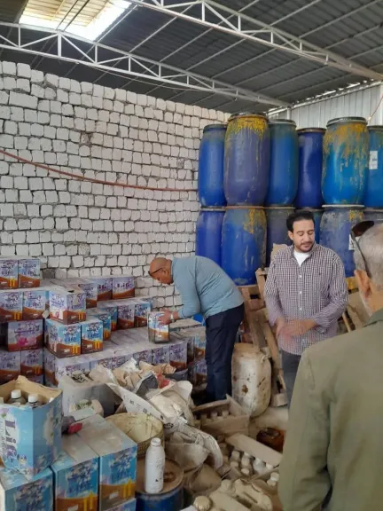 حملات تموينية بالمنيا 