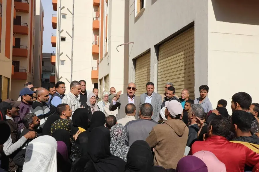  تفقد ميداني  لتسليم 9 عمارات 