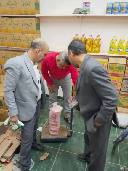 حملات تموينية مكثفة بالمنيا 