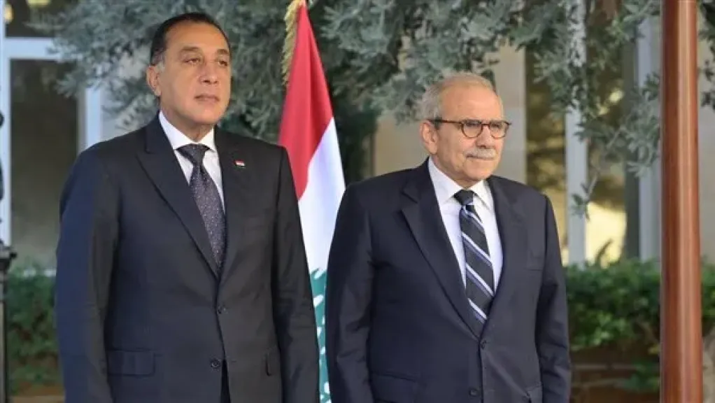 رئيسا وزراء مصر ولبنان