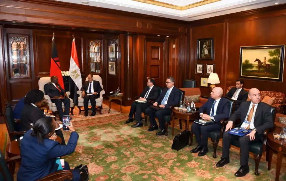 تفاصيل لقاء وزير الخارجية مع نظيره المالاوي