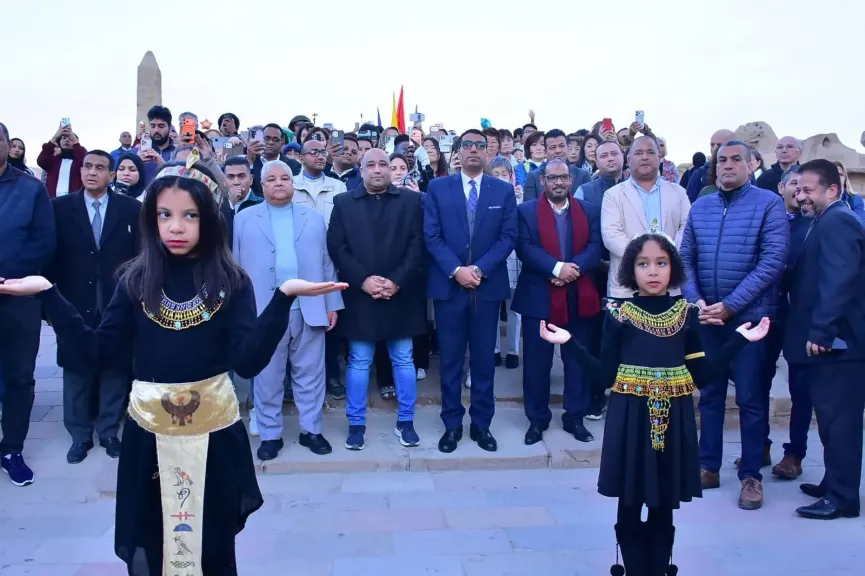 تعامد الشمس الاقصر