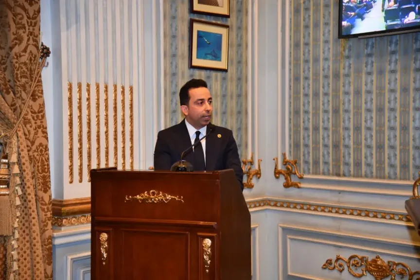 النائب كريم إمام، عضو لجنة الصناعة بمجلس الشيوخ