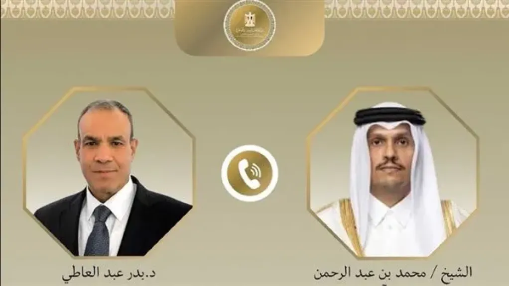وزيرا خارجيه مصر وقطر