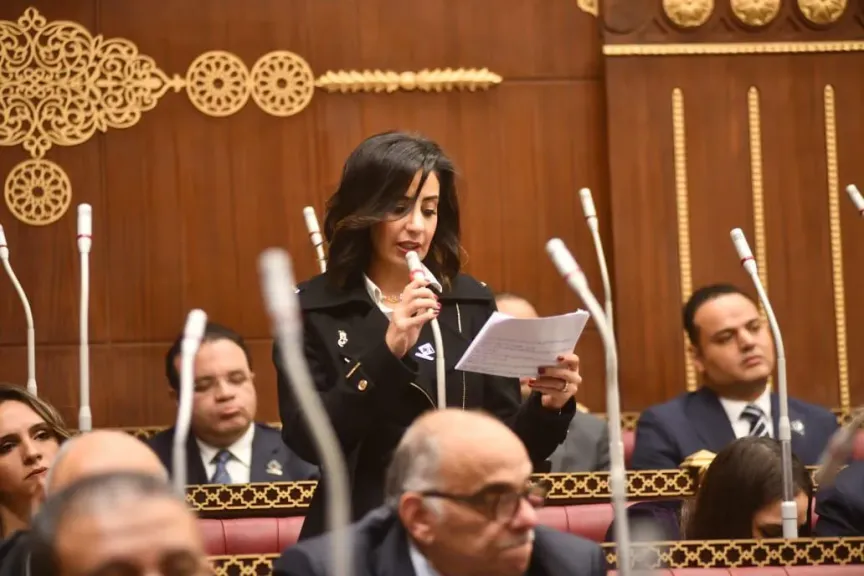 النائبة يوستينا رامي، عضو مجلس الشيوخ