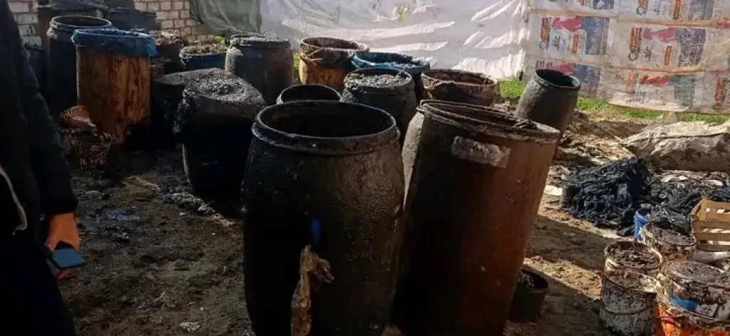 مكان إعادة تدوير الزيوت المستعملة 
