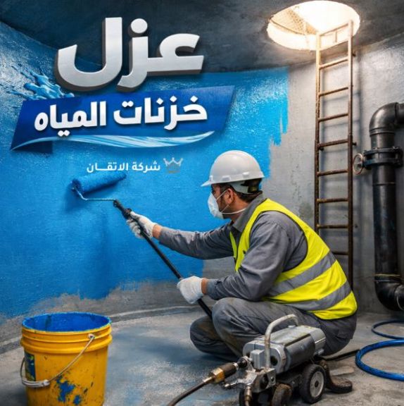 شركة الإتقان لعزل خزانات المياه بخميس مشيط – جودة عالية وحماية تدوم لسنوات