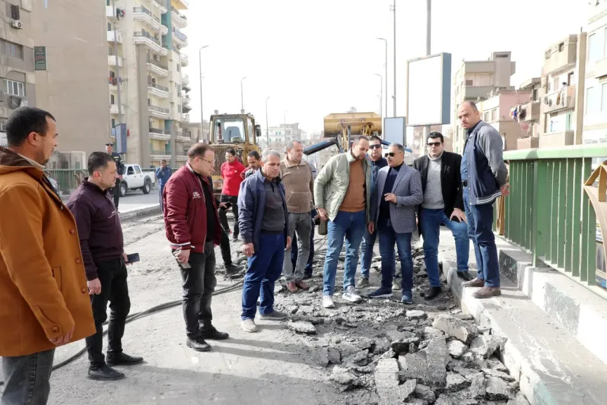 موقع الحادث كوبرى الصاغة 